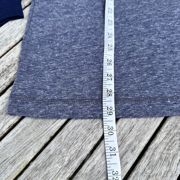 Mens New England Patriots Fanatics Heather Navy Arc Long Sleeve T-Shirt Large - Picture 7 of 12